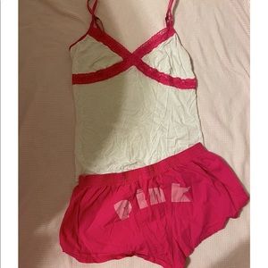 Vintage Victoria’s Secret PINK Cami/Boxers PJ Set